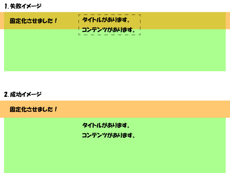 position fixedで要素の固定化！消えた？重なった？時の対処も【HTML 